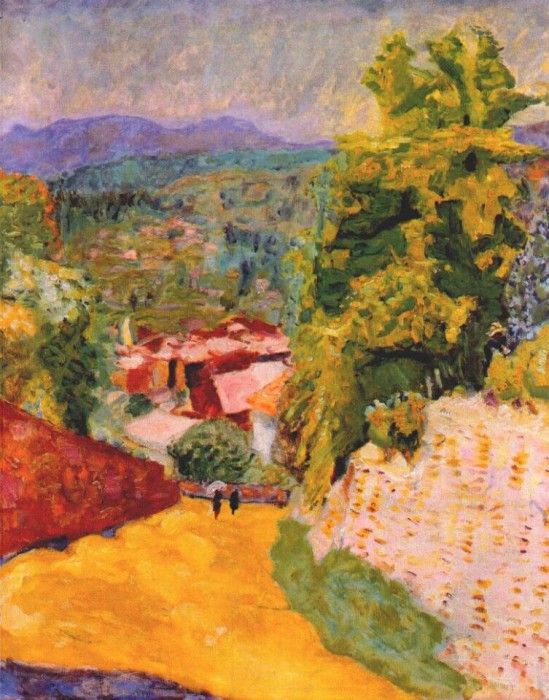 bonnard little road in le cannet 1924.  