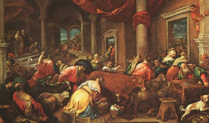 Bassano,J. The Purification of the Temple, The National Gall. ,    