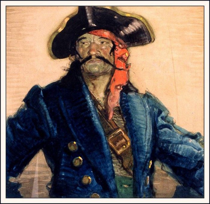 bs-ahp- Dan Sayre Groesbeck- Dominque You For The Buccaneer. Groesbeck,  Sayre