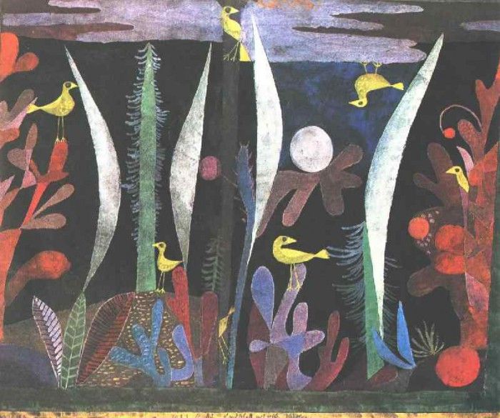 Klee Landscape with Yellow Birds, 1923, Priavet, Schweiz. , 