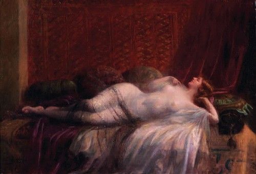 Odalisque Allongee. Enjolras, Delphin