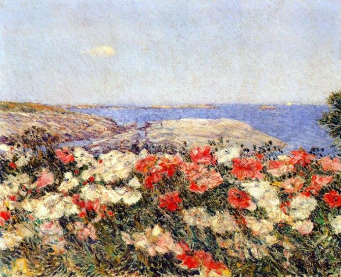 hassam poppies on the isles of shoals 1890. , 