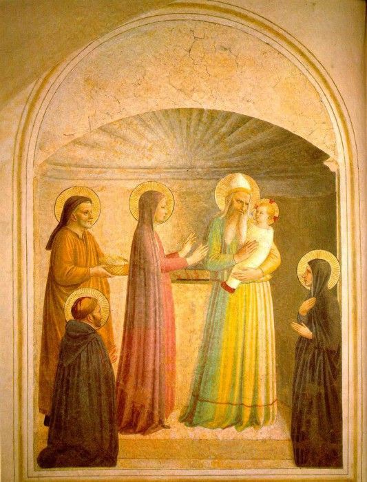 Fra Angelico Presentation in the temple (left), 1440-41, Fre. ,    F
