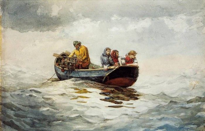 Homer Winslow Crab Fishing. , 