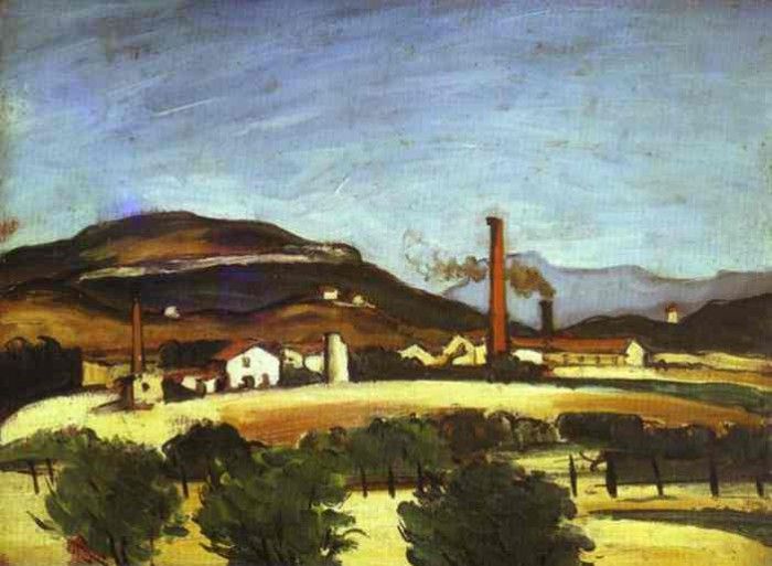 Factories near the Mount of Cengle. , 