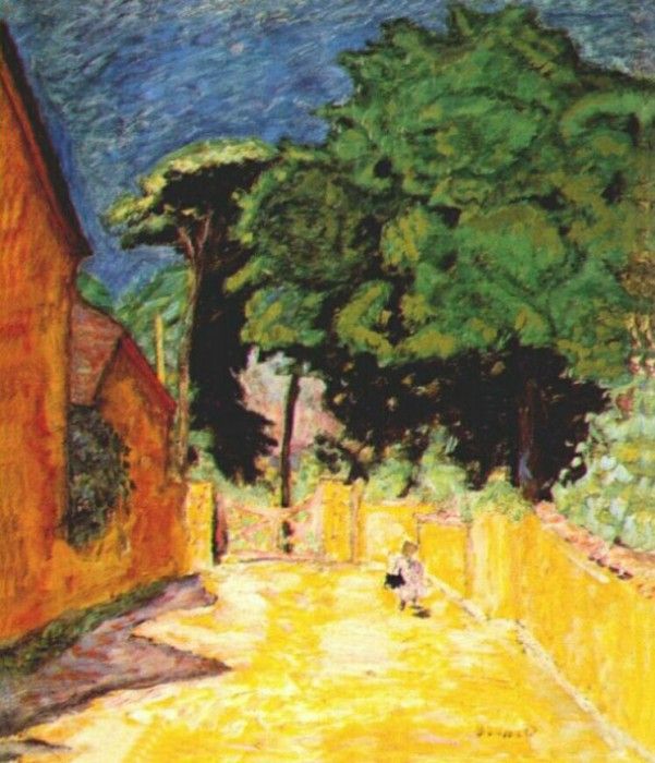 bonnard the lane at vernonnet 1912 14.  