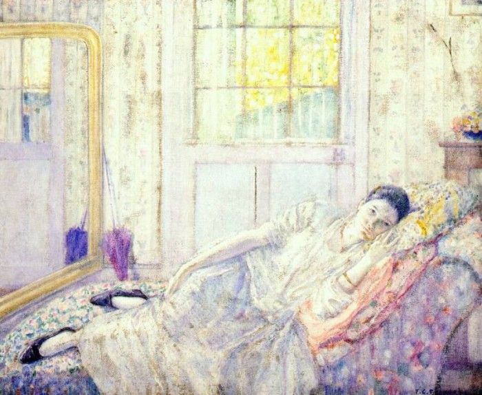 frieseke rest c1916. Frieseke,  