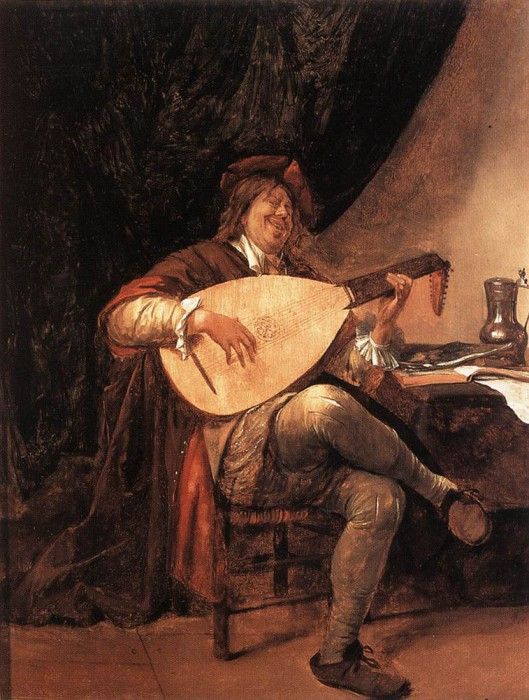 STEEN Jan Self Portrait As A Lutenist. , 