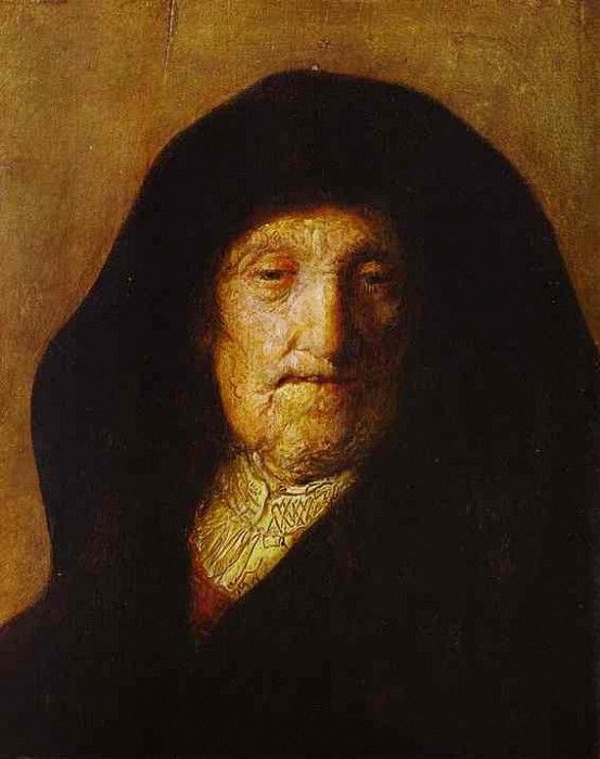 Rembrandt - Portrait of Rembrandts Mother.    