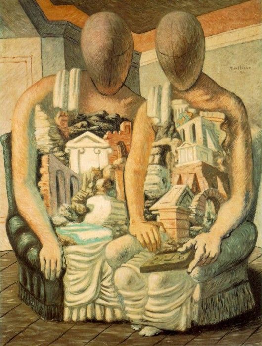 De Chirico - The Archaeologists. ,  