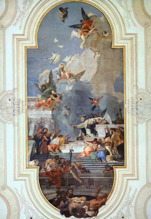 Tiepolo The Institution of the Rosary. ,  