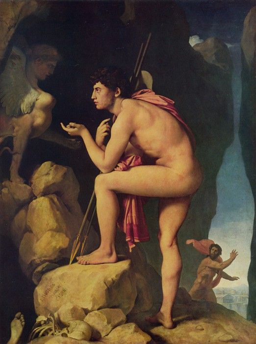 Ingres Oedipus and the Sphinx. ,   