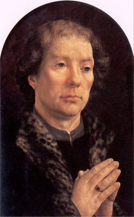 1517 The Carondelet Diptych left wing, Jean Carondelet.   