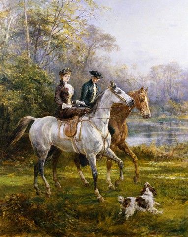 A Ride in the Park by Heywood Hardy. , 