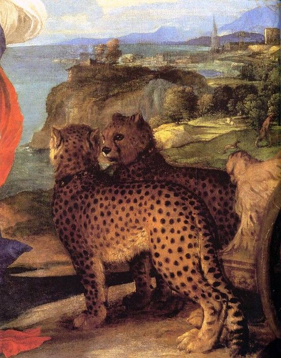 Titian Bacchus and Ariadne 1522 3 detail.  ( )