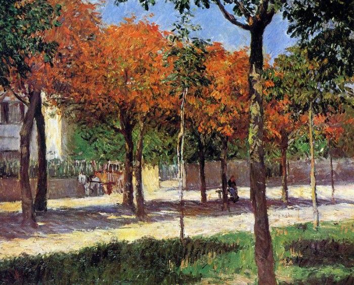 Caillebotte Gustave Square in Argenteuil Sun. , 