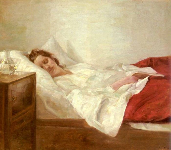 Holsoe Carl Asleep. Holsoe,  