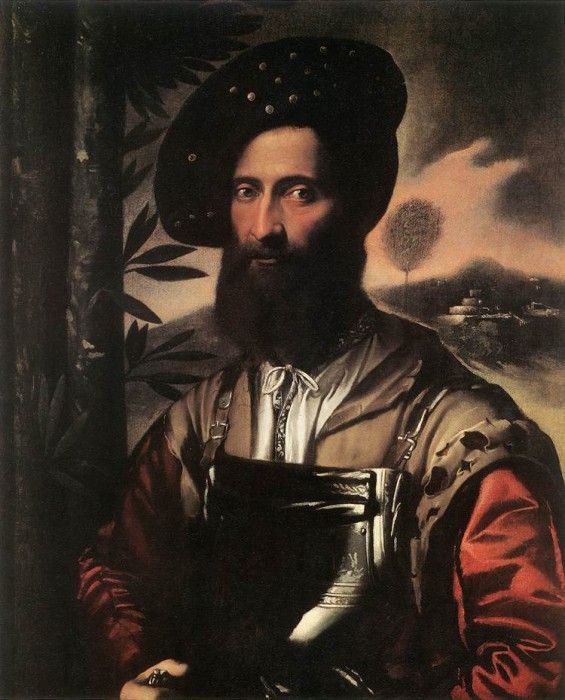 DOSSI Dosso Portrait of a Warrior. , 