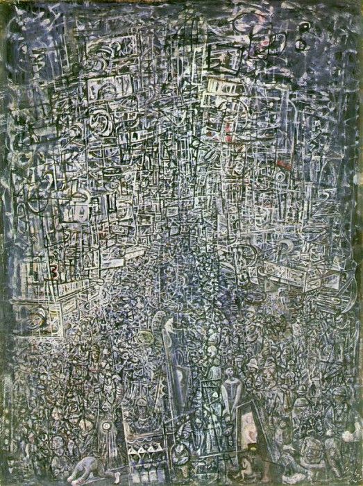 Tobey Electric night, 1944, 46x34.2 cm, The Seattle Art Muse. , 