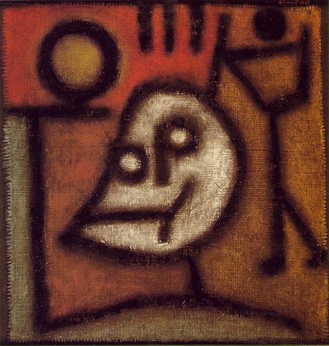 Klee Death and fire, 1940, 44 x 46 cm. , 