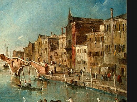 Guardi View on the Cannaregio Canal, Venice, c. 1775-1780,(3.  