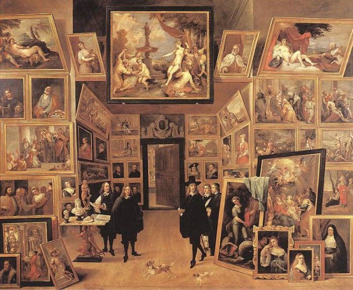 TENIERS David the Younger Archduke Leopold Wilhelm In His Gallery 1647. ,  