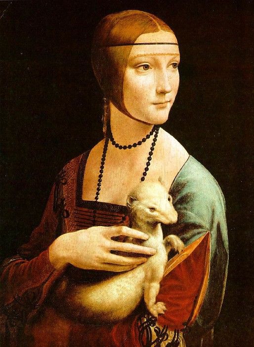 Dama con lermellino (1483). ,  