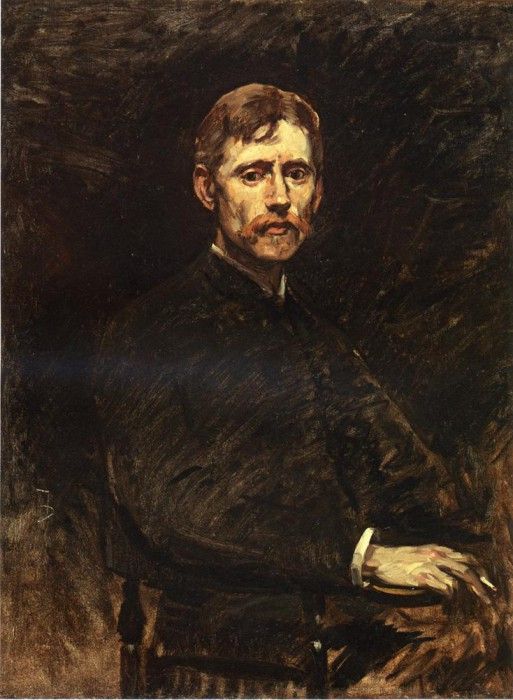 Duveneck Frank Portrait of Emil Carlson. Duveneck, 