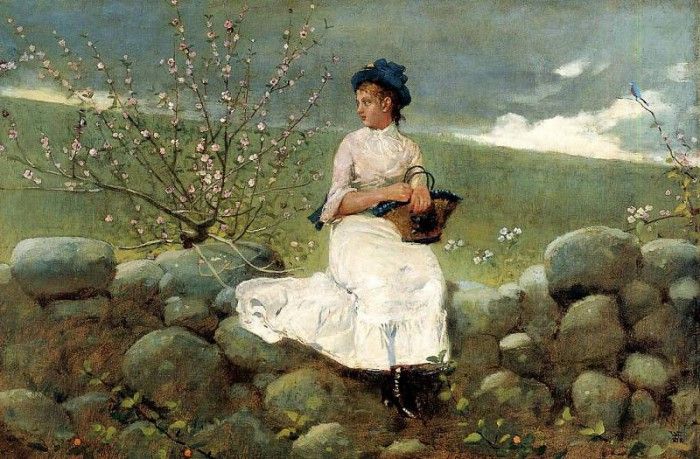 Homer Winslow Peach Blossoms. , 