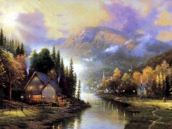 JLM-Thomas Kinkade-Simpler Times I.  