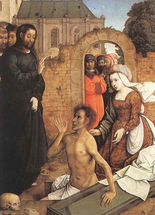 JUAN DE FLANDES The Raising Of Lazarus. ,  