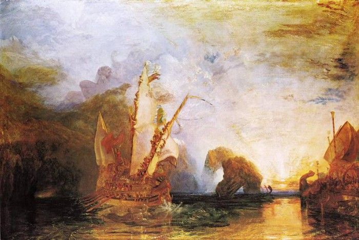 Turner Joseph Mallord William Ulysses Deriding Polyphemus Homer-s Odyssey. ,   