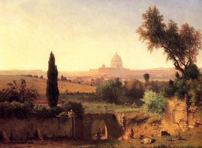 Inness George St. Peter-s Rome. , 