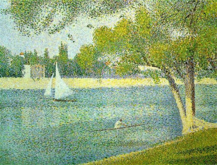 Seurat The Seine at Le Grande Jatte, 1888. , 