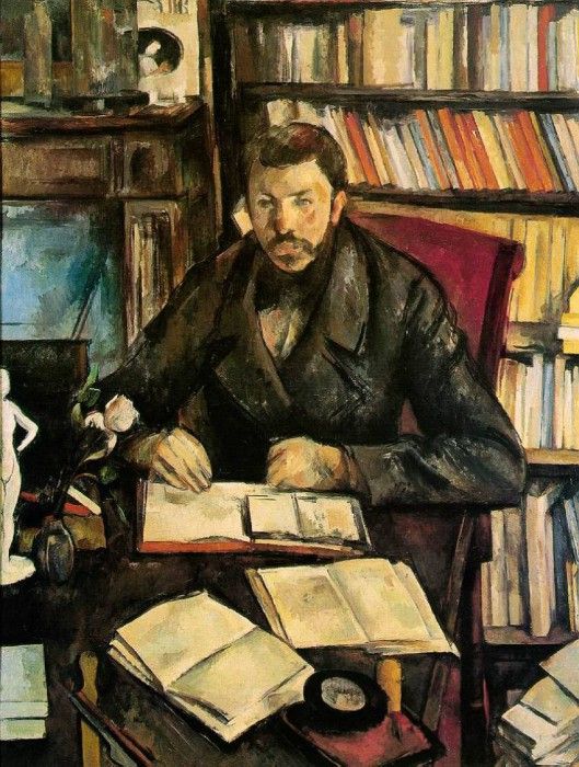 CeZANNE PORTRAIT OF GUSTAVE GEFFROY,1895, COLLECTION MR. AND. , 