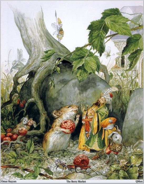 QMan OR SP7 1540 The Berry Market. , 