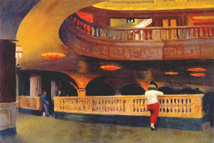 hopper the sheridan theatre 1937.  