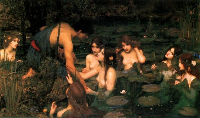 ger-WilliamWaterhouse-HylasAndTheNymphs. ,  