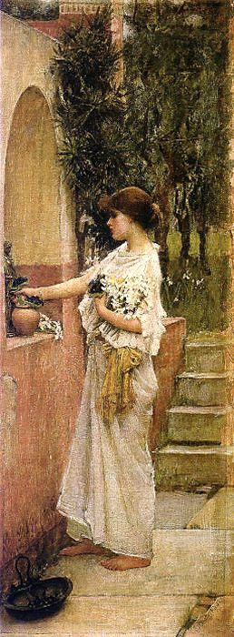 ger-Waterhouse-ARomanOffering. ,  