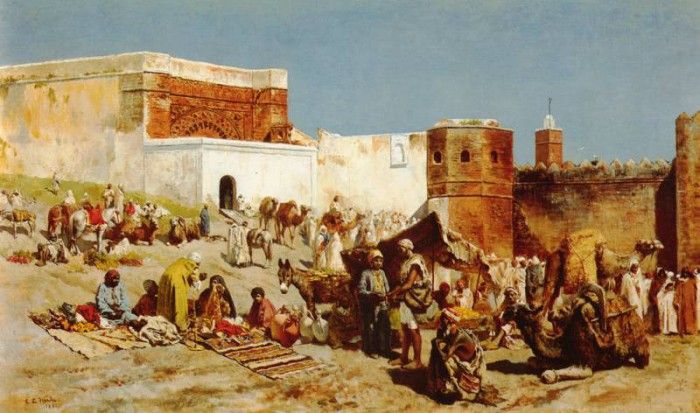 Weeks Edwin Lord Open Market Morocco. ,  