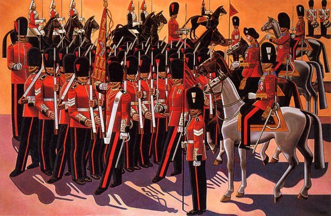 Roberts, William - Trooping the Colour (end. , 