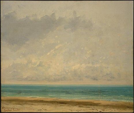 Courbet Calm Sea, 1866, NG Washington. , 