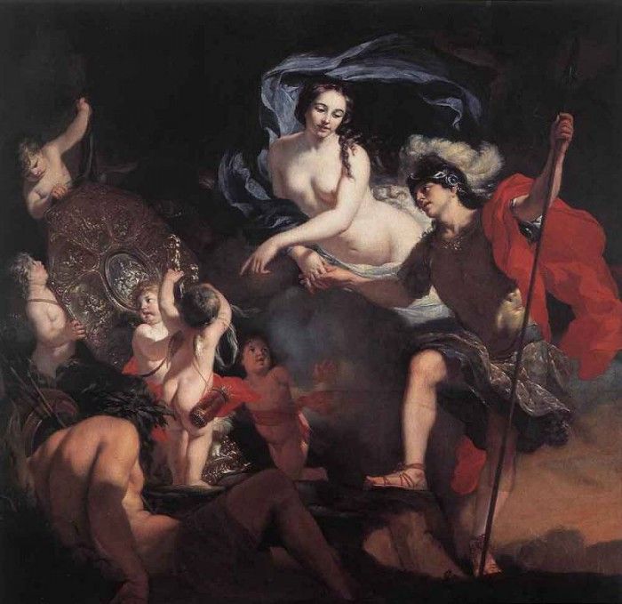 LAIRESSE Gerard de Venus Presenting Weapons To Aeneas. Lairesse,  