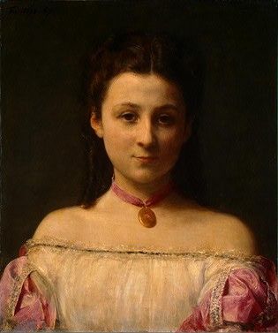 Fantin Latour Mademoiselle de Fitz James 1867. -, ---