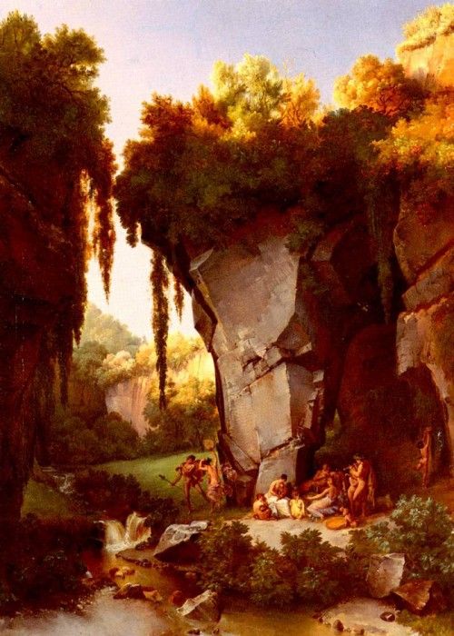 Turpin Lancelot Theodore Craggy Landscape With Bacchanal.   ,  