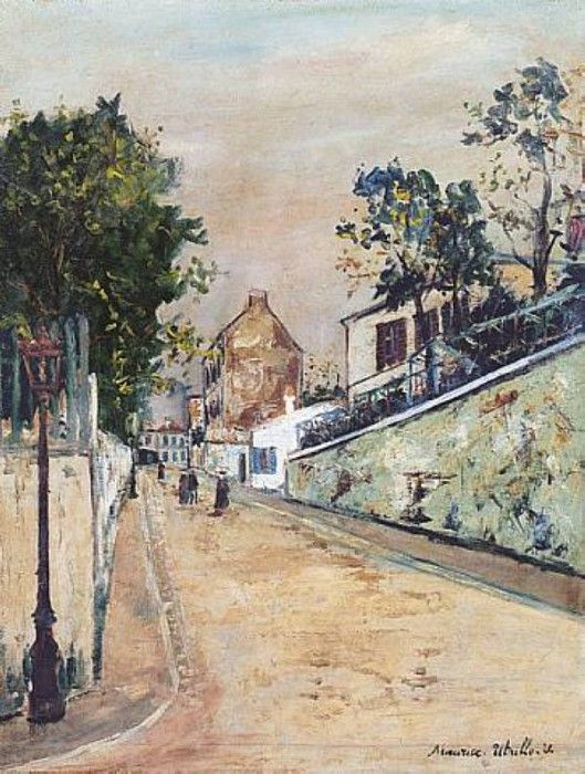 Rue Norvins  Montmartre 1916. , 