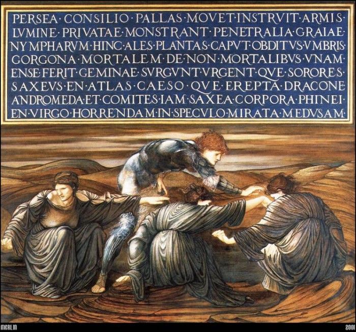 Burne-Jones Perseus And The Graiae 1877-80 mln. ,  