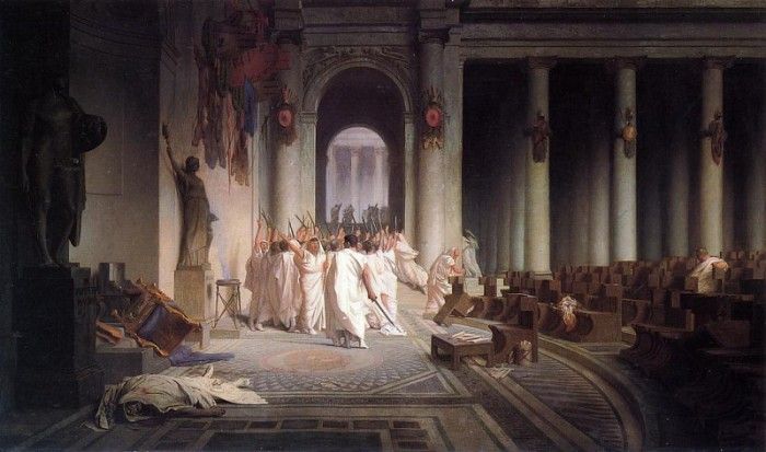 Gerome Jean Leon The Death of Caesar. , -
