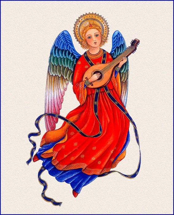 bs-ahp- Carol Inouye- Angel With Lute. , 