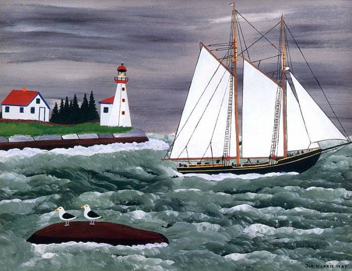 Norris, Joe - Sailing by Atlantic Rock Near Bettys Light (end. , 